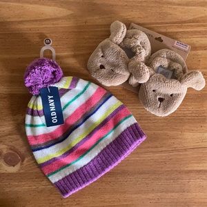 Baby Bundle:  hat and slippers